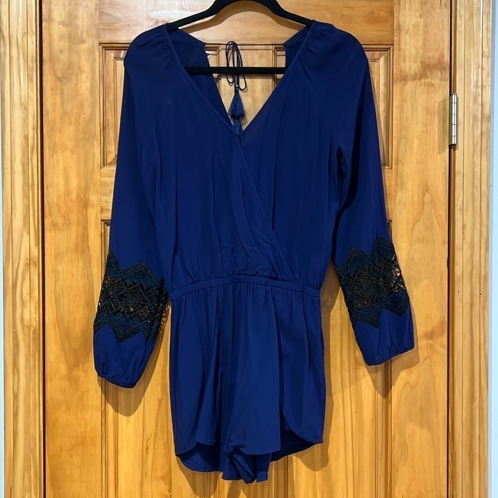 Express Blue Romper Women's Extra Small Size - Picture 3 of 9